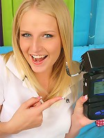 This cute blonde 18 yr old gets creamed up nicely in these hot photos