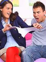 Hot long sock teen nailed hard in this cream pie power fucking high school college pic set