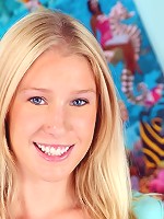 Cute Teen Strips On Her Bed