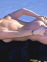 Cute Teen Strips Down On Her Snowmobile