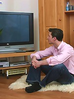 Charming mum rides cock and gets her tits creamed