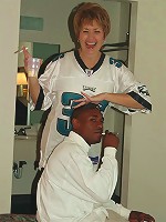 Hot wife takes on two black cocks