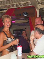 Tracy meets two guys at bar takes them home