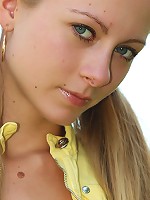 Longhaired teen model