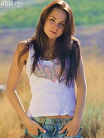 Adorable nude teenie