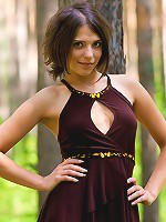 Hot girl takes off her dress while walking in the woods and shows off her tits and pussy.