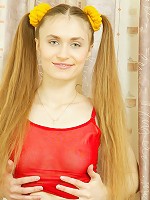 Teen schoolgirl takes a break from homework to touch herself.