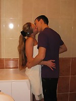 Fucking while laundering.