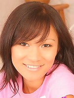 Devilishly sexy Chrisy rips tight clothes off revealing her moist teeny slit and cute tits.