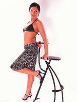 Mature babe cutie stripping sexy lingerie