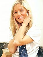 Pussy spreading naughty teen