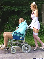 The nurse get fucked by her not so ill patient