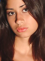 Russian teen reveals her cute little body