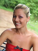 Teen spreading legs & mastrubating on the quadricycle