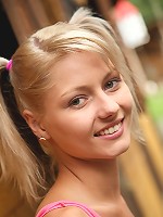 Sweet and innocent Czech beauty naked on rancho