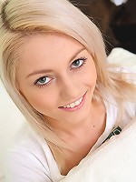 Blue-eyed blonde Pinky June in non-nude photoset