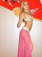 Innocent teen posing