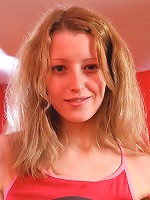 Teenie touching herself