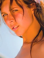 Exquisite teen goes nude