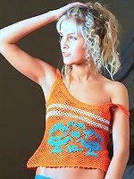 Exciting blonde teen