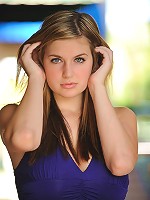 Danielle Gets naughty in purple