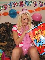 Horny young slut dancing on the cock