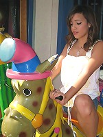 Teen cutie working on the cock and loving every inch