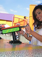 Teen cutie working on the cock and loving every inch