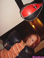 Slutty spunky teen Kyra gets fucked hard on sofa