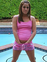 Sexy young teen Savannah gets nailed doggy style