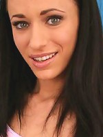 Cute brunette teen Austin strips sucks and fucks