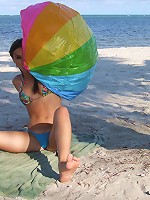 Sexy young slut Alexis Capri fucks on couch