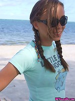 Slutty Teen Alexis has sex cowgirl and missionary