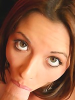 Gorgeous brunette teen Angelina gets nailed doggy style