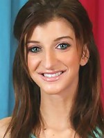 Cute Young teen Italia Christie spreads her ass and sucks dick