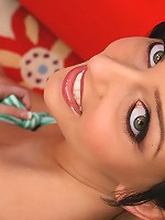 Brunette teen beauty Stephanie Kane blowjob and sofa sex