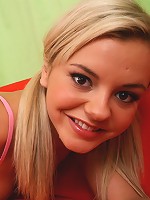 18 year old adorable blonde Bree Olsen  pussy spreading and tease