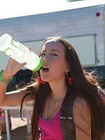 Hot 18 year old gets disgraced & fucked outdoors!