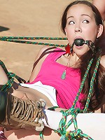 Hot 18 year old gets disgraced & fucked outdoors!