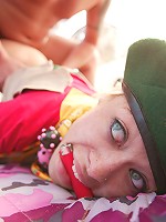 Barely legal girlscout gets fucked in the woods!