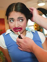 Little young teen wants to get fucked porno style!