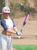 Teen blonde slut gets tied up and fucked on softball field!
