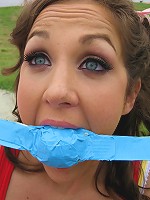 Teen Kiera King gets up tied up and fucked!