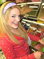 Filthy nasty teen buying candy gets convinced into bondage and hardcore fucking!