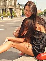 Maria 1 sexy sightseeing in Berlin Downtown 2010-04-05