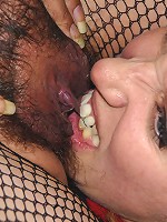 Kinky mistress needs the taste of young pussy