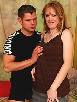 Horny mama takes on the boy next door