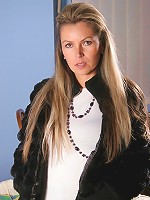 Hot MILF stripping and playing with her pussy