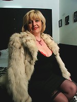 Big breasted mature slut getting naughty