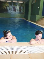 Take a strol through an all female mature sauna